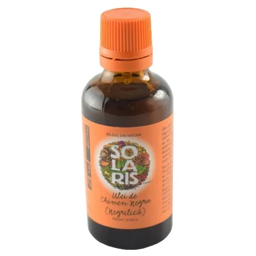 Ulei de Chimen Negru Presat la Rece 50ml Solaris