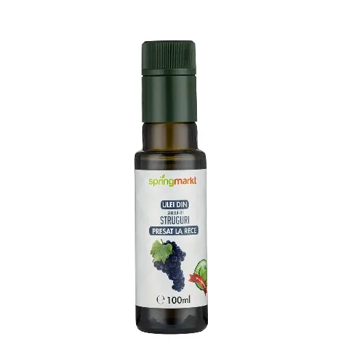 Ulei din Samburi de Struguri, presat la rece, 100ml, springmarkt