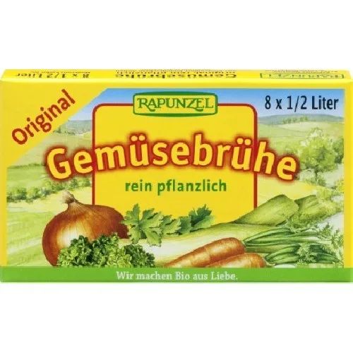 Cub De Supa Cu Legume Original 84gr (cutie) Rapunzel