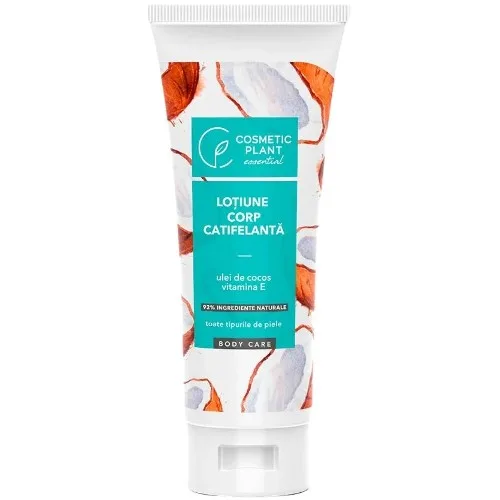 Lotiune corp catifelanta cu ulei de Cocos & Vitamina E, 200 ml, Cosmetic Plant