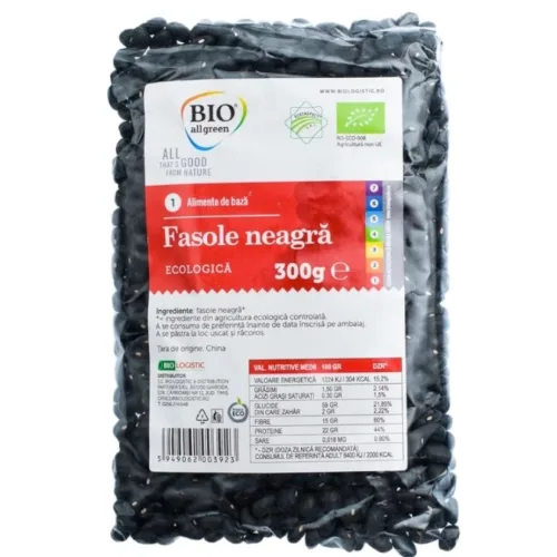 Fasole Neagra Eco 350gr Bio Allgreen