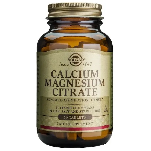 Calcium Magnesium Citrate 50cps Solgar 