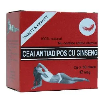 Ceai Antiadipos Cu Ginseng Amedson