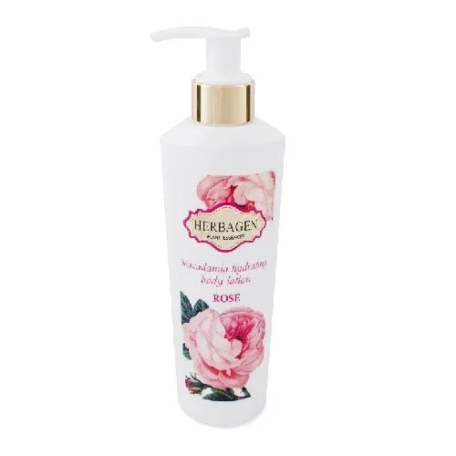 Lapte de Corp Rose cu ulei de Macadamia 200ml Herbagen