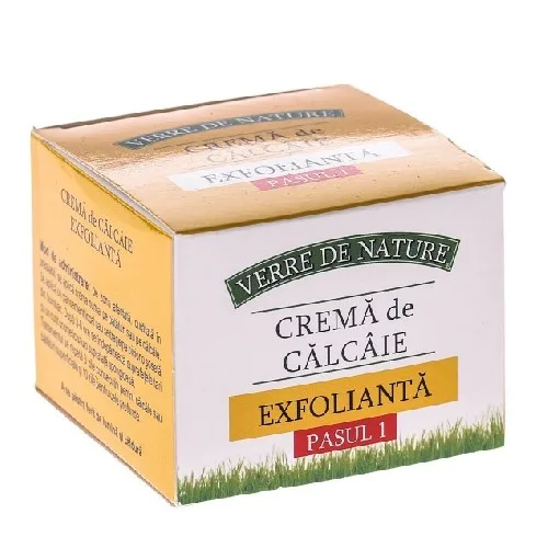 Crema Calcaie Exfolianta 100ml (pasul 1) Verre de Nature
