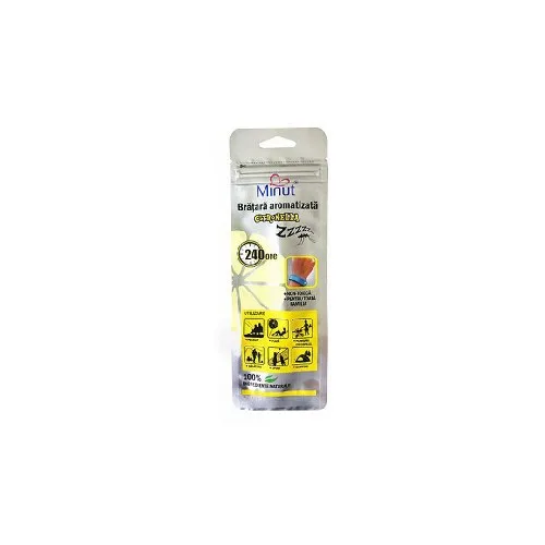 Bratara Aromatizata Citronella Albastra Minut