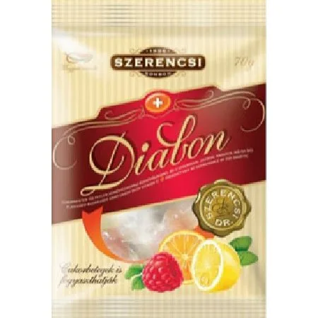 Bomboane Diabetice Lamaie Portocale Zmeura 70gr Szerencsi