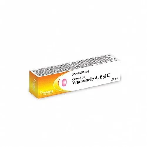 Crema cu Vitaminele A, E si C, 50ml, Santaderm