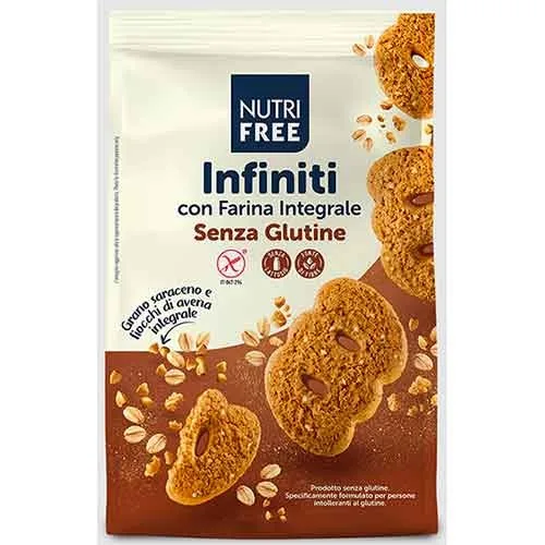 Biscuiti Ininfiniti Cu Faina Integrala 250gr Nutrifree