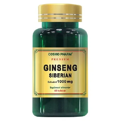Ginseng Siberian 60 cps 1000mg  Cosmopharm
