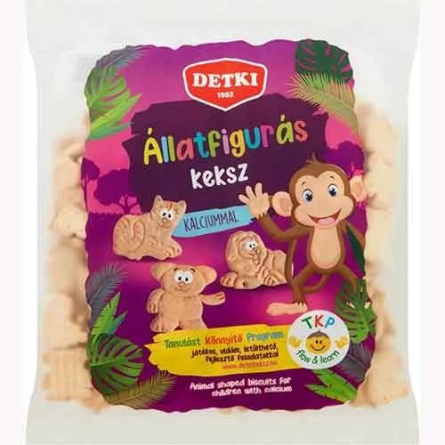 Biscuiti Simpli Figurine Animale pentru Copii, 160g, Detki 