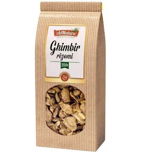 Ghimbir Rizomi, 200g, AdNatura