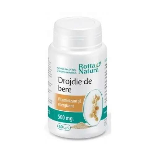 Drojdie de Bere 500mg 60cps Rotta Natura