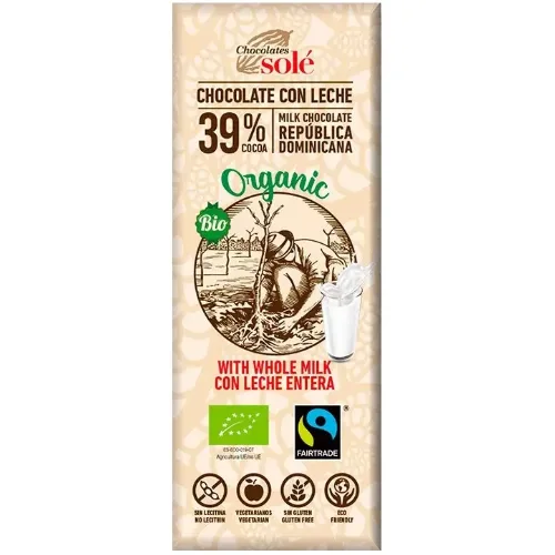 Mini Tableta Ciocolata Lapte Eco 25g Bio, Pronat