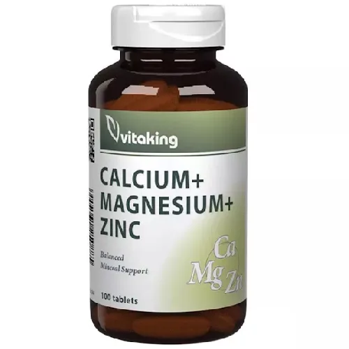 Calciu-Magneziu- Zinc 100 Cpr, Vitaking