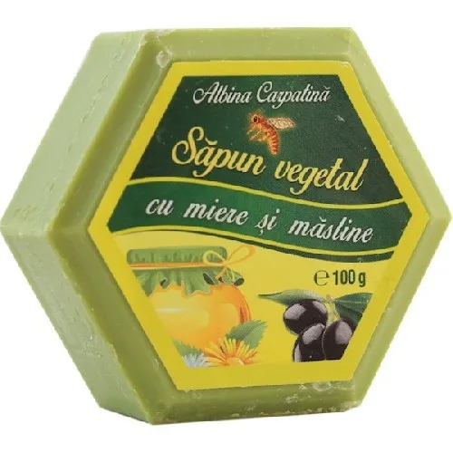 Sapun cu Miere & Ulei de Masline 100gr Albina Carpatina