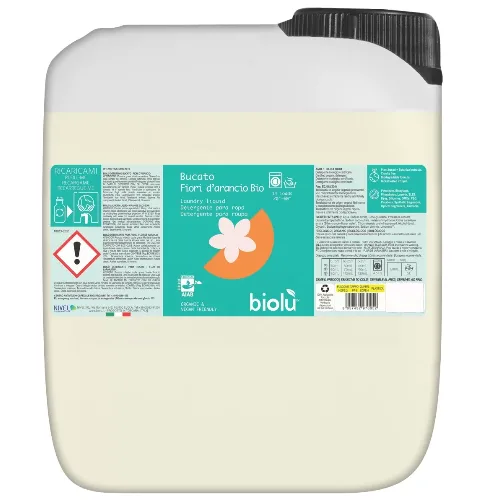 Detergent Eco Lichid pt Rufe Albe si Colorate cu Portocale 5l