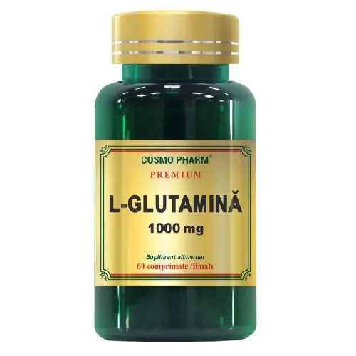 Glutamina 1000mg, 60cps, CosmoPharm