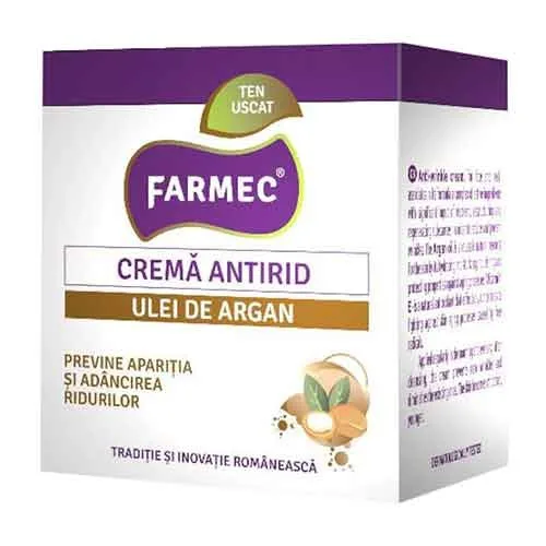 Farmec Crema Antirid Argan 50ml, Gerovital