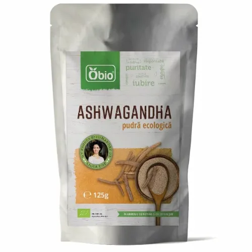 Ashwaganda Pulbere Eco 125gr Obio