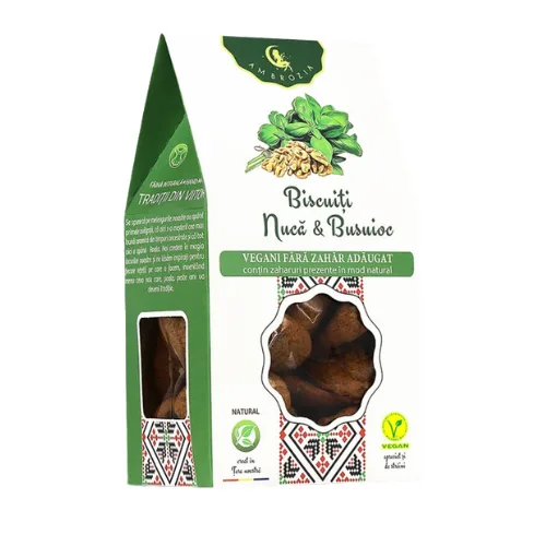 Biscuiti Nuca & Busuioc 130gr Ambrozia