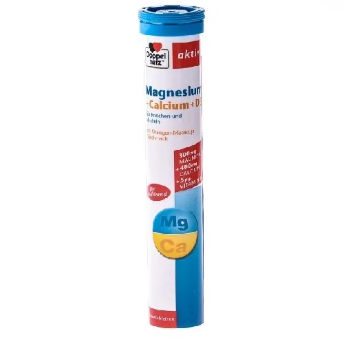 Magneziu + Calciu + D3 15cpr efervescente Doppel Herz