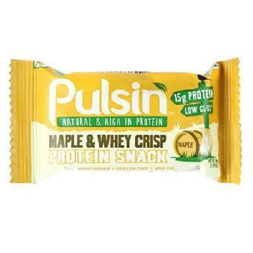 Baton Organic cu Zer & Artar Crocant 50gr Pulsin