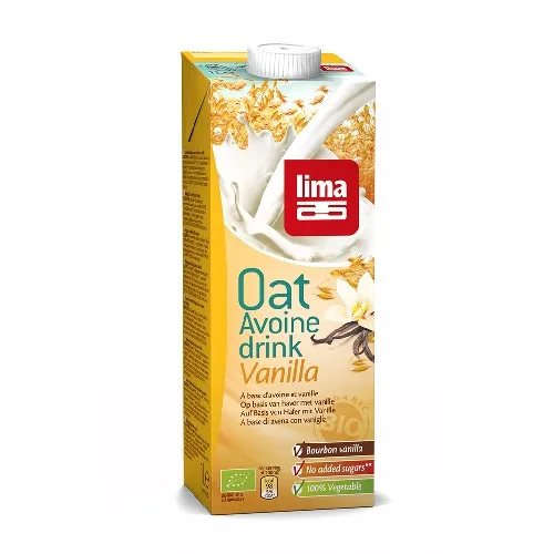 Lapte de Ovaz cu Vanilie Bio 1l Lima