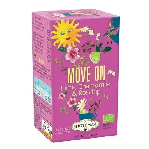 Ceai Sundial - Move On - Lime, Musetel Si Macese Bio 16Dz Shotim