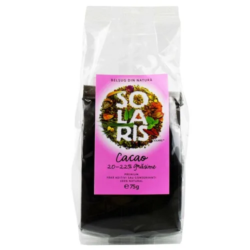 Cacao 20 22% Grasime 75gr Solaris 