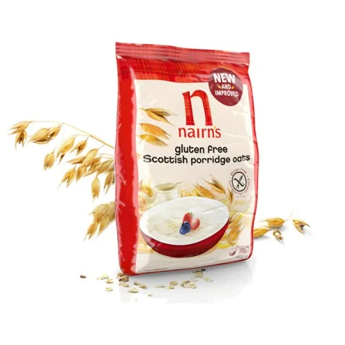 Porridge - Fulgi de Ovaz Integral Fara Gluten 450g Nairns