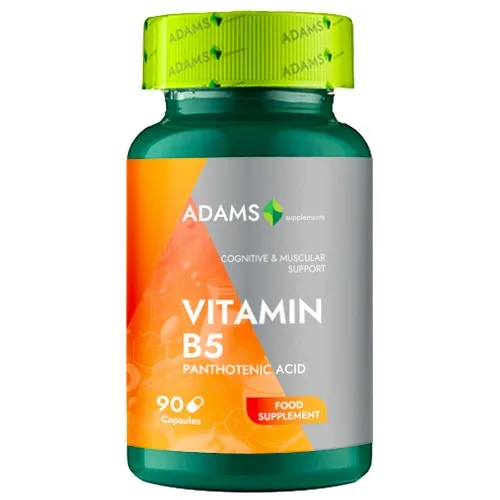 Vitamin B5 Panthotenic Acid, 90cps, Adams Supplemenets