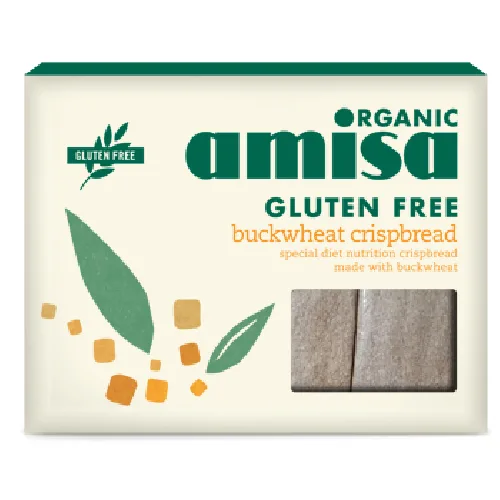 Crispbread din Hrisca Integrala Fara Gluten Bio 150gr Amisa