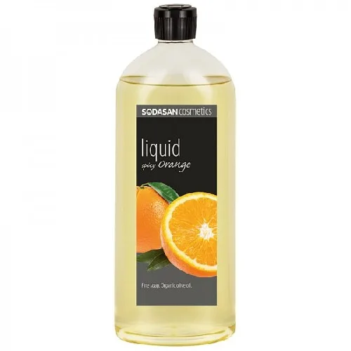 Sapun Lichid/Gel de Dus din Uleiuri Bio - Portocala 1l Sodasan