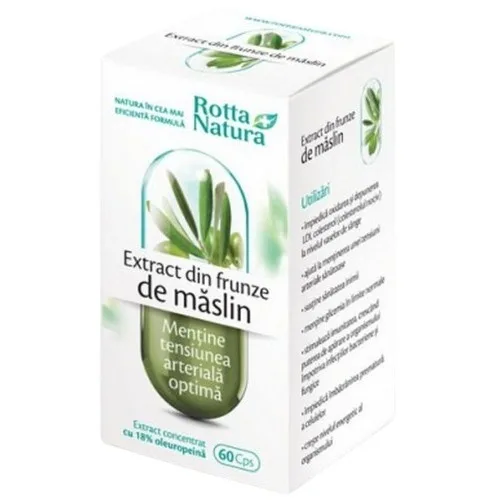 Măslin extract de frunze, 30cps, Rotta