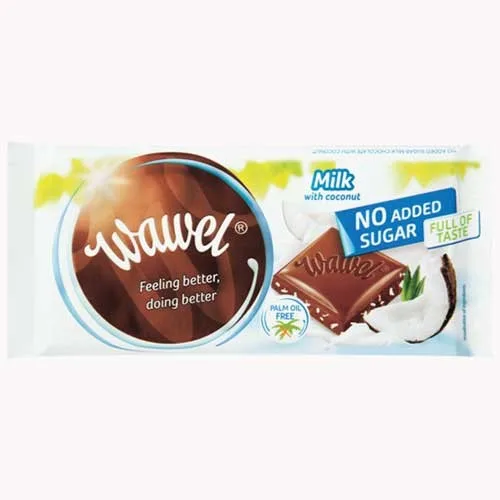 Ciocolata Cu Lapte Si Cocos Diabetici Wawel, 100g, Mpline