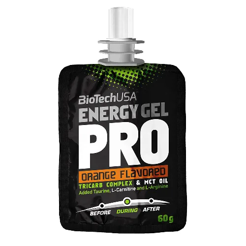 Energy Gel PRO 60gr Portocala BiotechUSA