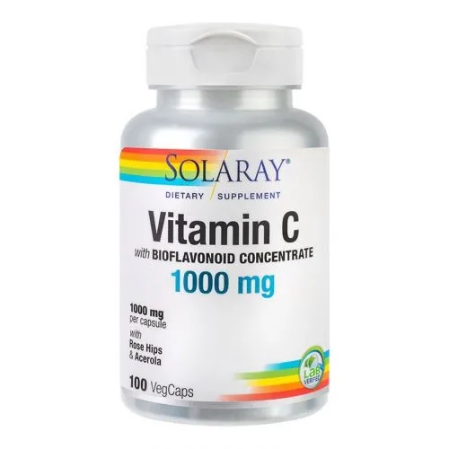 Vitamina C 1000mg, 100cps, Solaray