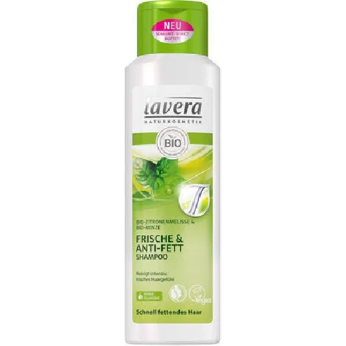 Sampon Racoritor pentru Par Gras (Lamaie si Menta) 250ml Lavera
