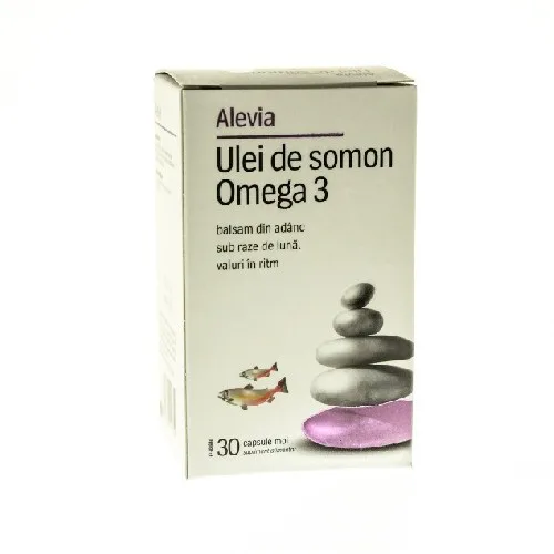 Omega 3 Ulei Somon 30cps Alevia