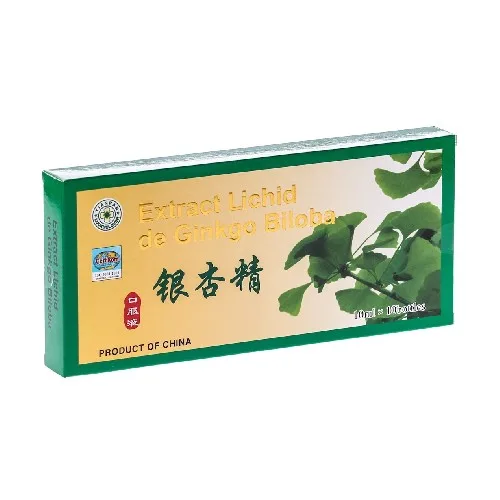 Extract Lichid  de Ginkgo Biloba Fiole 10x10ml