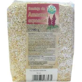 Seminte Amarant Expandat 100g Herbavita