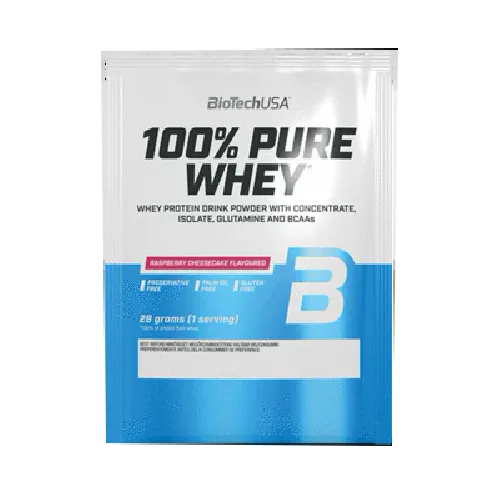 100% Pure Whey Strawberry, 28gr, BiotechUSA