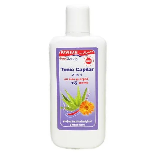 Tonic Capilar cu Aloe si Argila 125ml Favisan