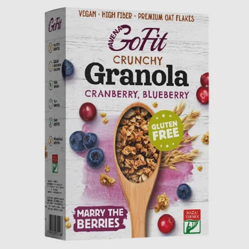 Granola cu Afine, fara gluten, 250 g, Avena Gofit