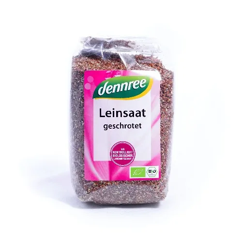 Seminte de In zdrobite, Eco, 400gr, Dennree