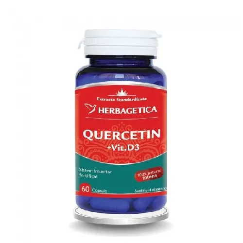  Quercetin + Vitamina D3 60cp Herbagetica