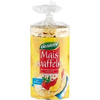 Vafe din Porumb cu Sare Fara Gluten 110gr Dennree