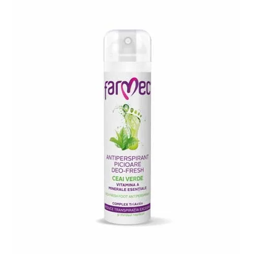 Antiperspirant Picioare Ceai Verde 150ml Farmec