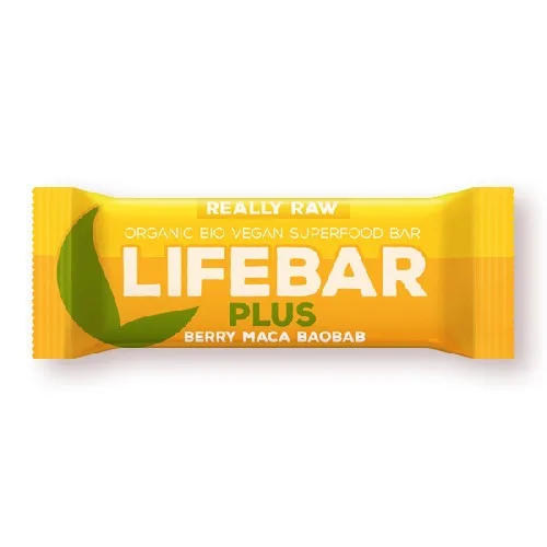Baton cu Fructe, Maca si Baobab Raw Bio 47g 